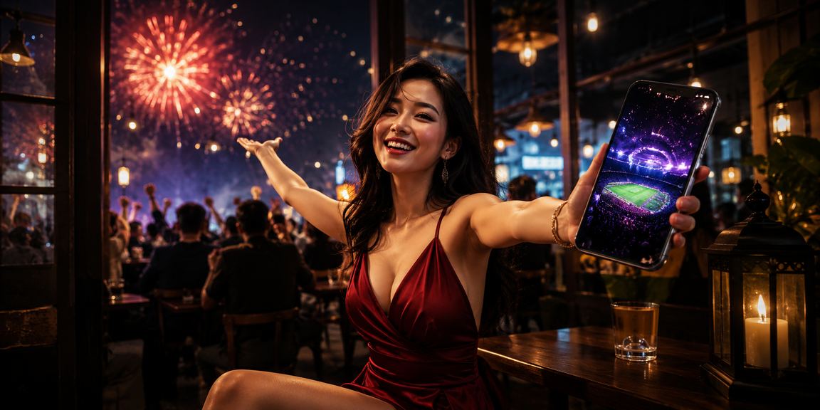 Người dùng tại quán cà phê Hà Nội kiểm tra ưu đãi cá cược thể thao trên điện thoại